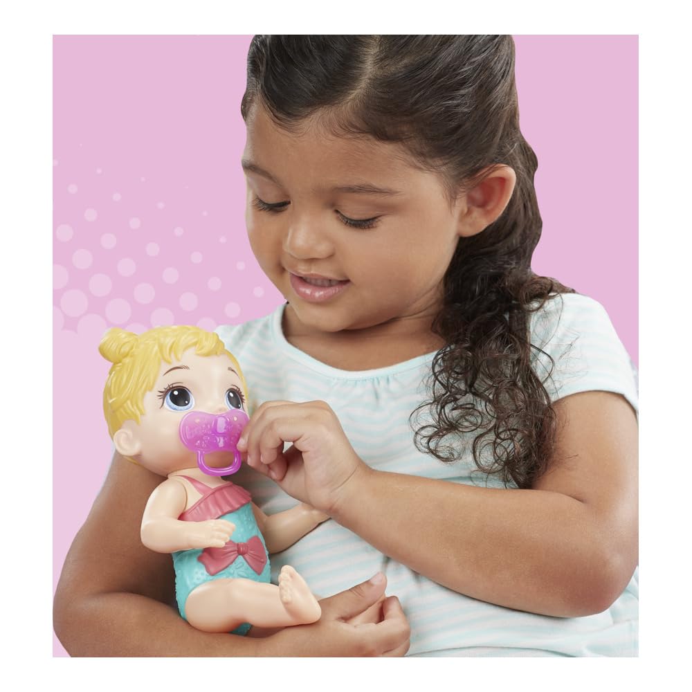 Hasbro Baby Alive Splash 'n Snuggle doll ready for bath or pool imaginative play
