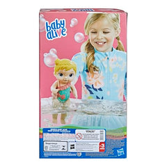 Hasbro Baby Alive Splash 'n Snuggle blonde hair and swimsuit for splash fun