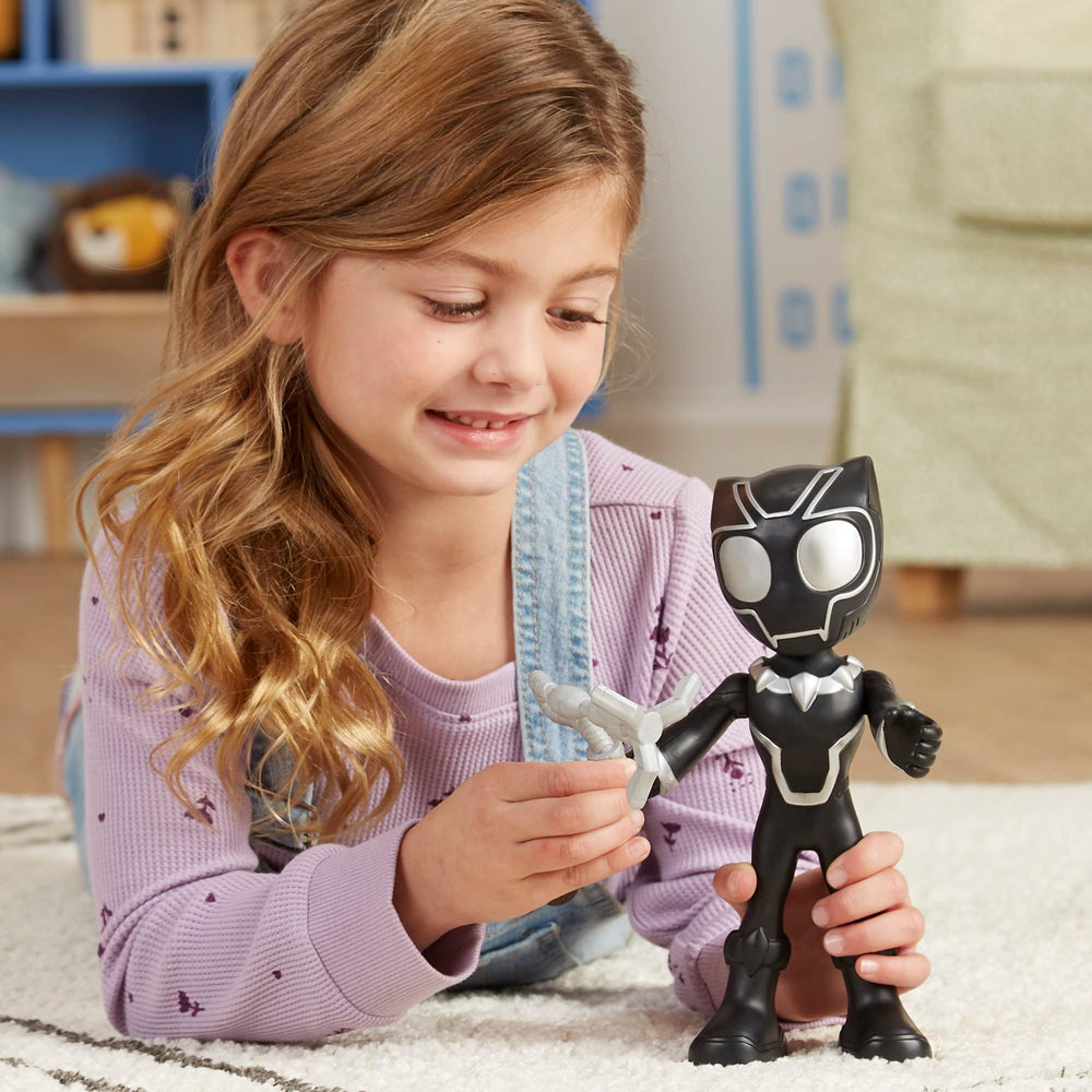 Poseable head and arms allow dynamic poses for storytelling.