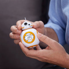 BB-8 sound effects enrich the Hasbro Bop It! BB-8 Edition experience.