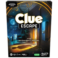 Hasbro Clue Escape Midnight Hotel setup scene, easy to start a family game night