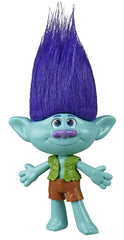 Hasbro DreamWorks Trolls World Tour Branch doll for collectible display and imaginative play.