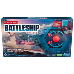 Hasbro Battleship Reloaded showing 64 preset layouts for quick games.