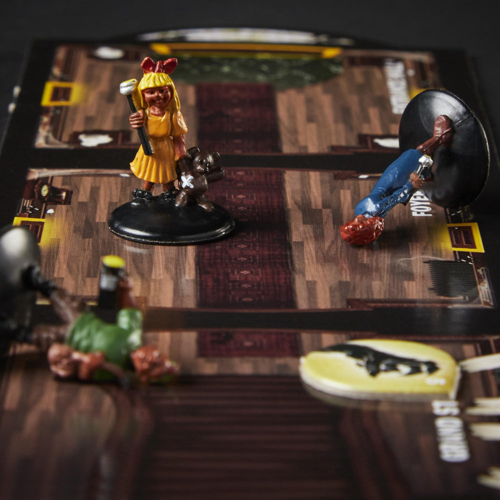 Hasbro Gaming Betrayal at House on the Hill Second Edition tokens map danger and clues.