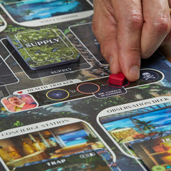Hasbro Clue Conspiracy rule book guides players through secret roles and traps.