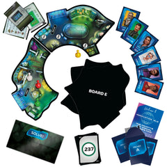 Hasbro Gaming Clue Escape World’s Fair puzzles presenting new clues to solve.