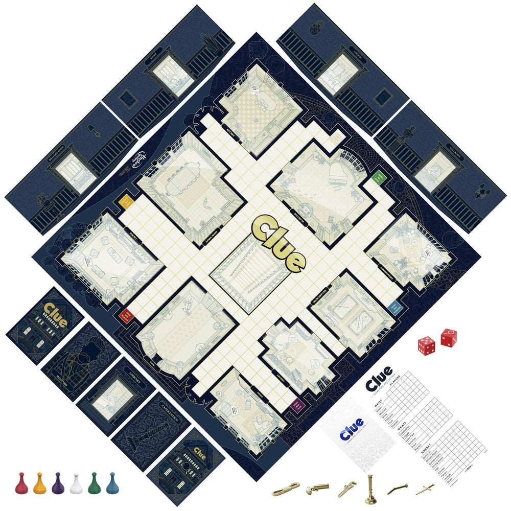 Hasbro Gaming Clue Signature Collection wooden-tokens provide tactile weight and collectability.