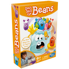 Hasbro Gaming Don't Spill the Beans: preschool-friendly setup and quick play for short attention spans.