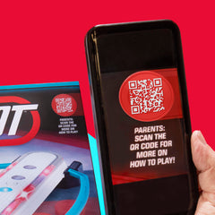 Hasbro Gaming Hypershot trainer mode offers solo practice to improve control.