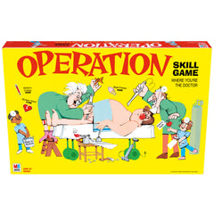 Hasbro Gaming front packaging showing Operation board and contents, ideal for gifting
