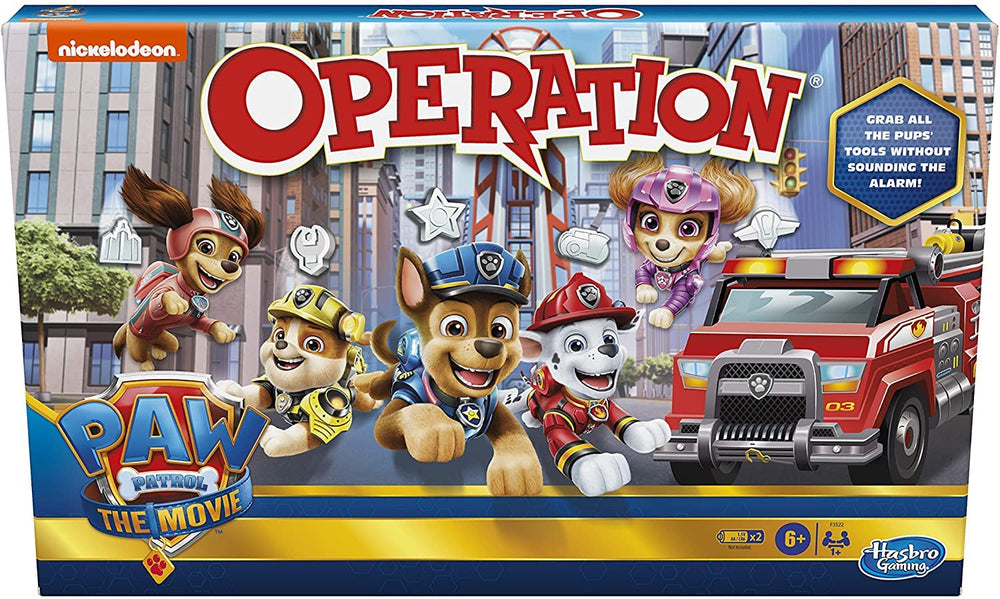 Paw Patrol tools and tweezers for the Operation game