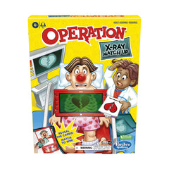 Hasbro Gaming Operation X-Ray Match Up scanner lights guide quick memory play.