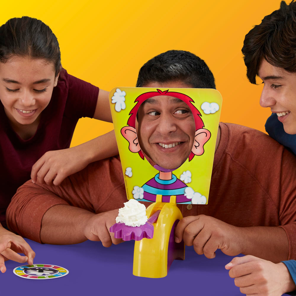 Hasbro Gaming Pie Face Game easy setup for parties and game nights.