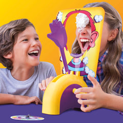 Hasbro Gaming Pie Face Game whipped-cream setup, quick to start at gatherings.