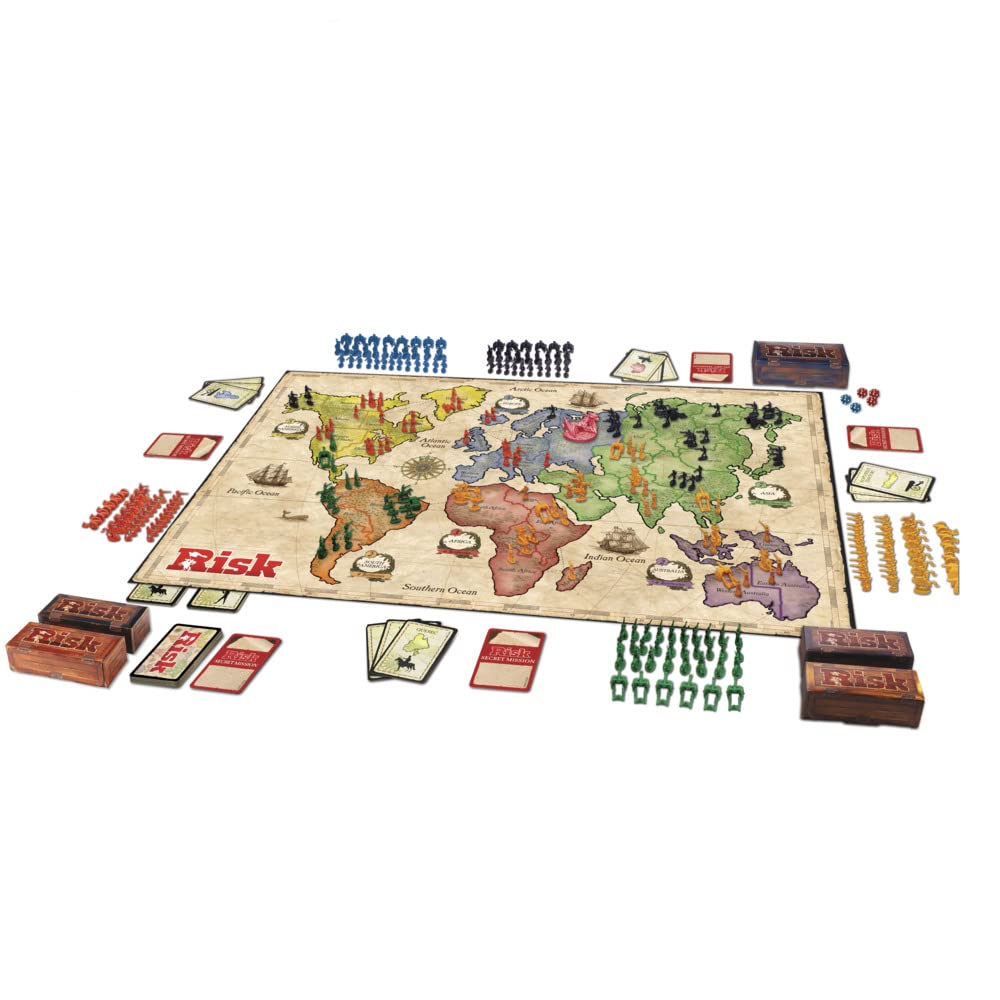 Hasbro Gaming Risk Alexa play option introduces unpredictable events to spice up rounds.