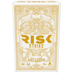 Hasbro Gaming Risk Strike box cover promotes quick strategy play.