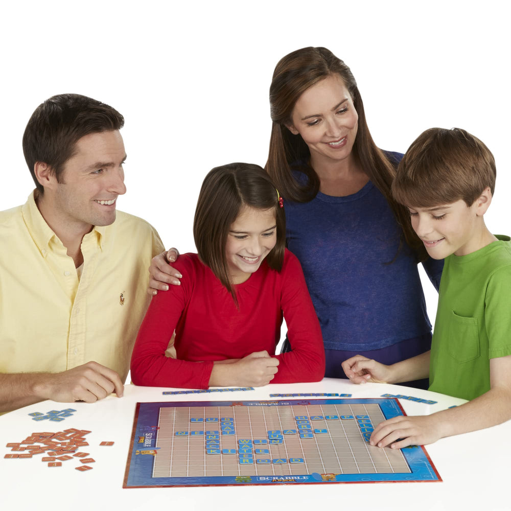 Hasbro Gaming Scrabble Junior multiplayer game for 2-4 players