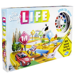 Hasbro Gaming The Game of Life cards featuring careers and events for decision making