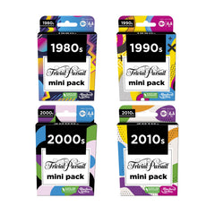 Hasbro Gaming Trivial Pursuit Mini Pack 1990s cards ideal for road trips.