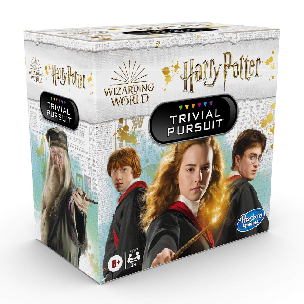 Hasbro Gaming Trivial Pursuit Wizarding World category colors guide themed rounds.