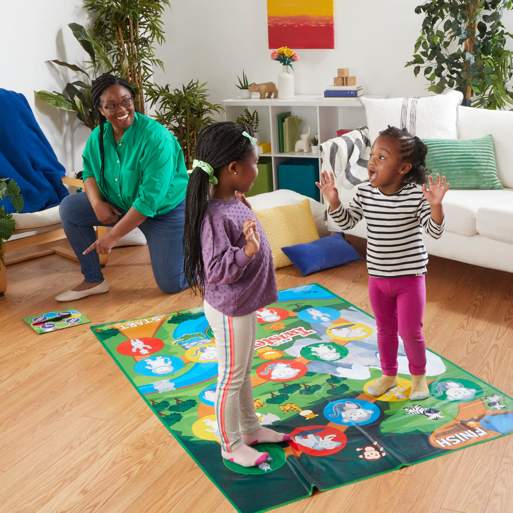Hasbro Twister Junior Safari and party play encourage imaginative play.