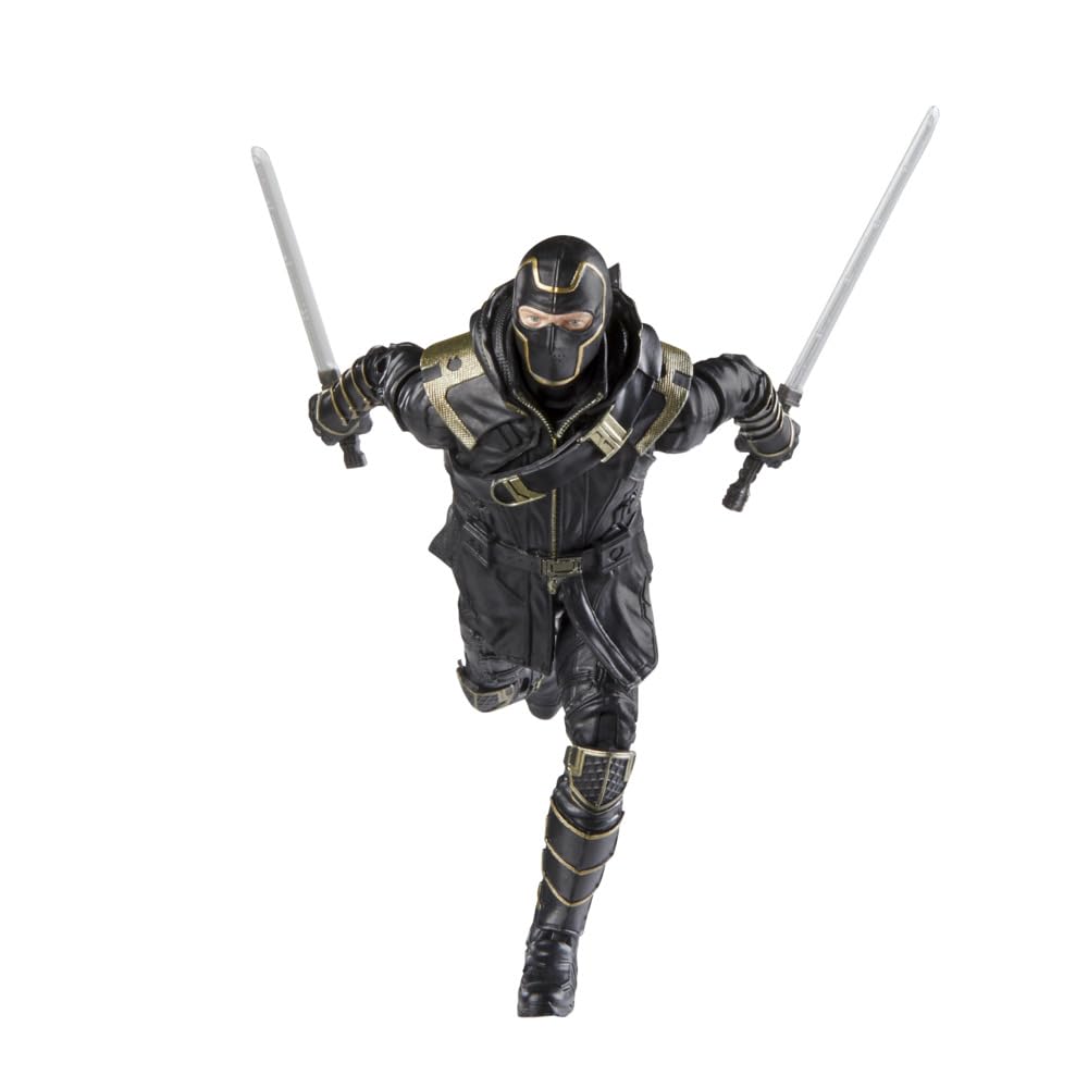 Hasbro Hawkeye Ronin figure accessories image demonstrates interchangeable parts.