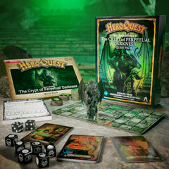 Hasbro HeroQuest foil-embellished cards elevate card art and collectibility.