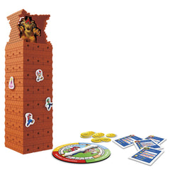 Hasbro Jenga: Super Mario Edition coins—coin collection adds a scoring twist.