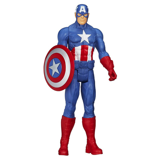 Hasbro Marvel Captain America Titan Hero figure ready for imaginative play and display.