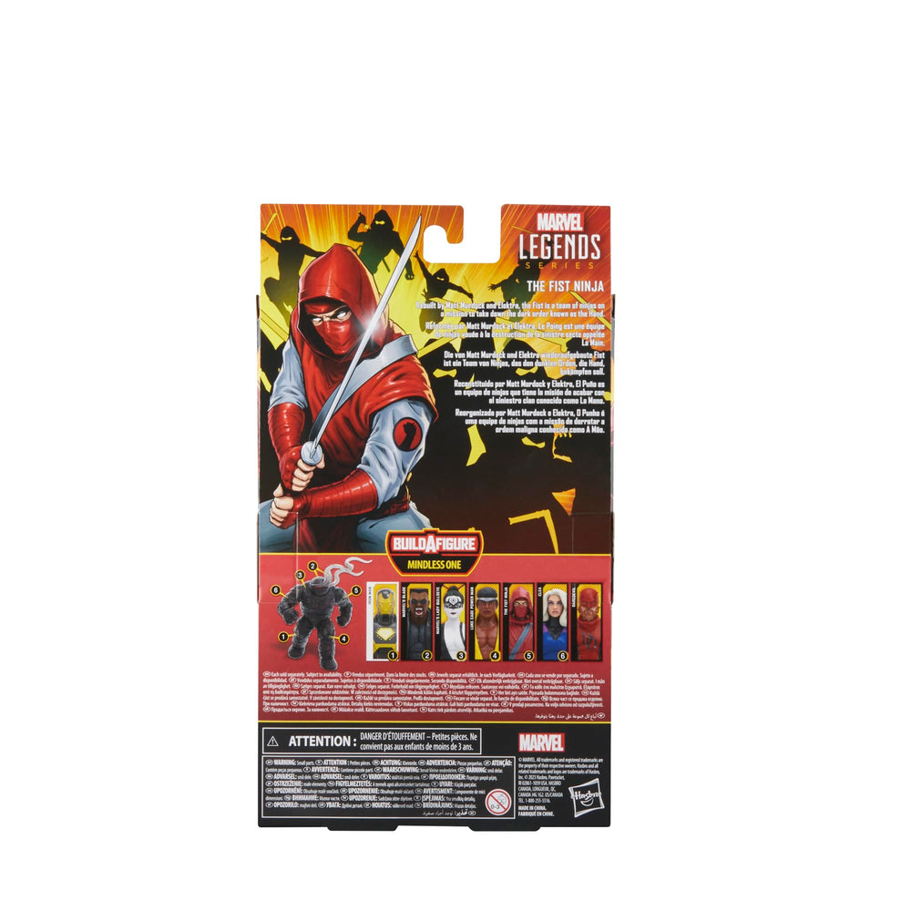 Hasbro Marvel Legends The Fist Ninja with alt head for customization.