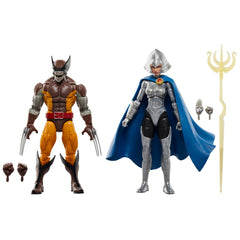 Hasbro Marvel Legends Wolverine Brood form close-up for dynamic shelf posing.