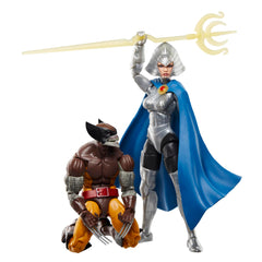 Hasbro Marvel Legends Wolverine figure with poseable head and limbs for action poses.