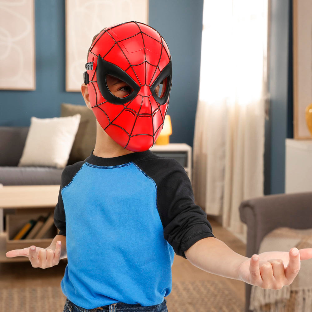 Hasbro Spider-Man Glow FX Mask features classic red and blue deco.