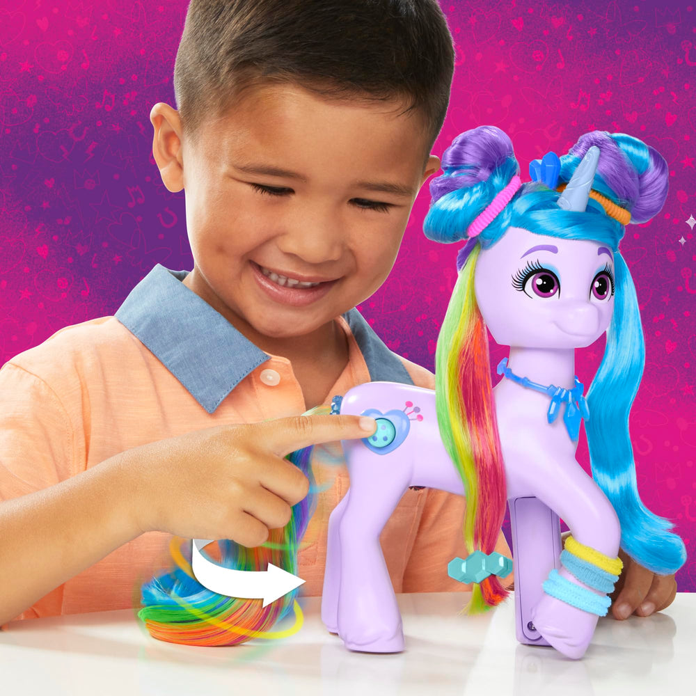 Hasbro Izzy Moonbow comb and tools for easy hair styling adventures