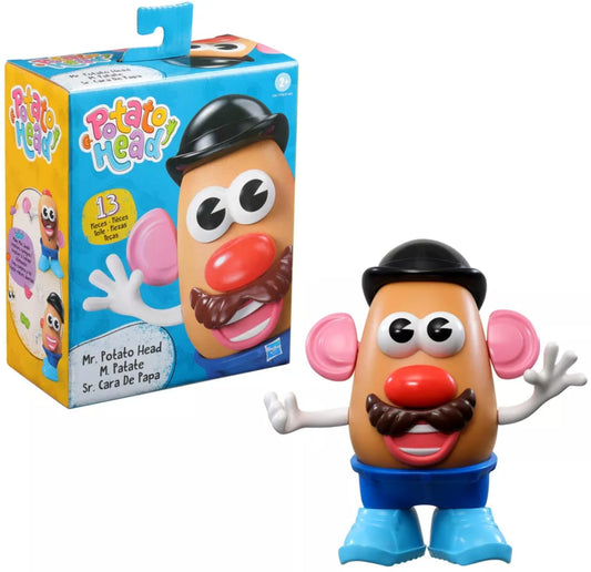Hasbro Playskool Mr Potato Head base blue stand supports upright play and display.