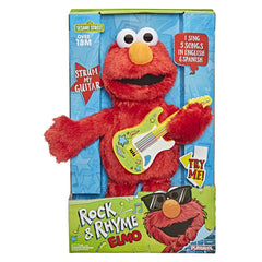 Hasbro Sesame Street Rock and Rhyme Elmo sings in English and Spanish for bilingual play
