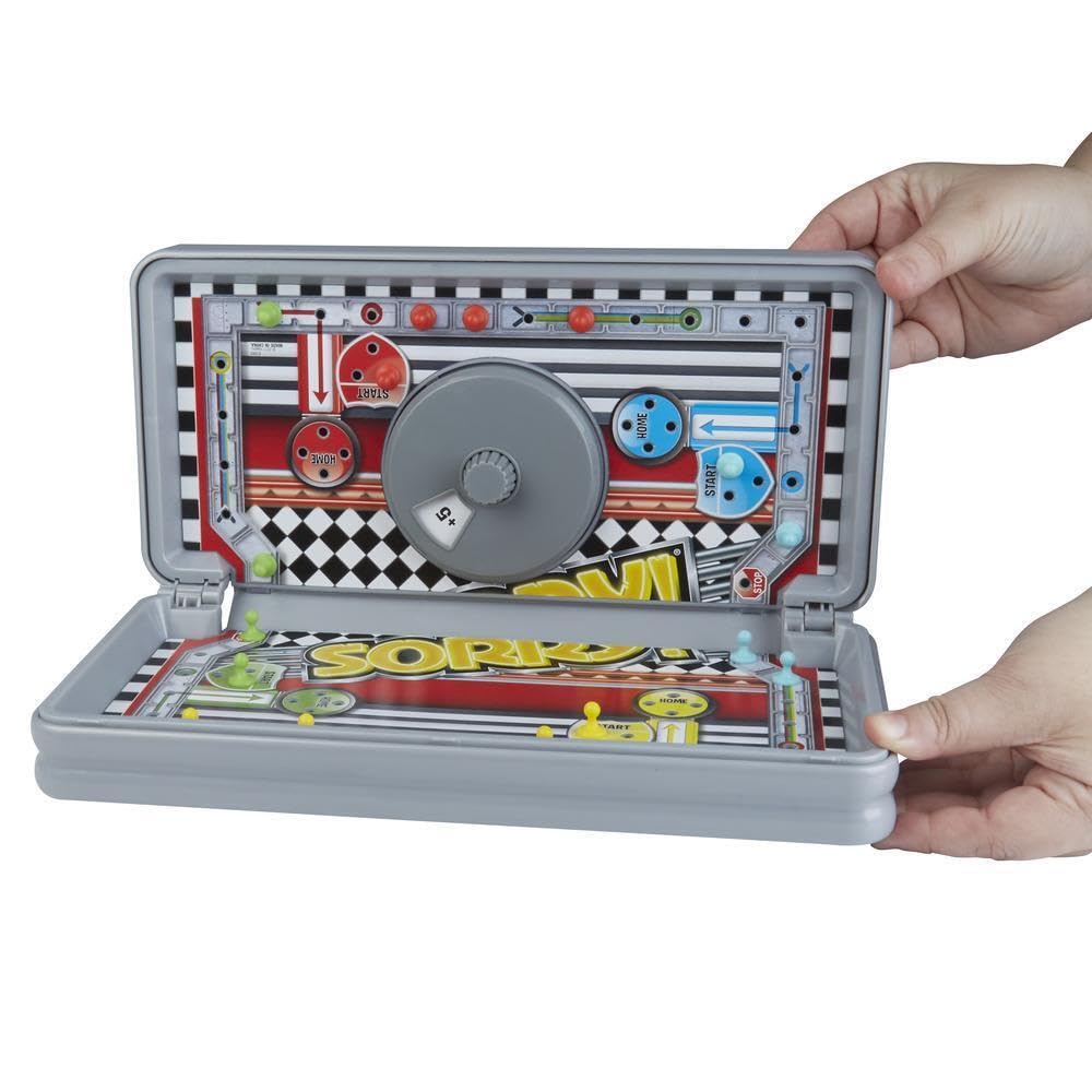 Hasbro Sorry supports 2-4 players for quick family rounds