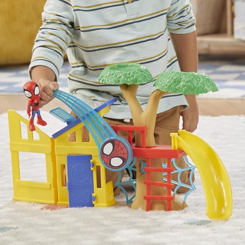 Hasbro Spidey Playground portable carry-friendly setup for travel play