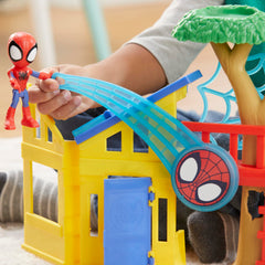 Hasbro Spidey Playground slide offers quick, exciting mini adventures