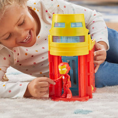 Hasbro Stark Tower Dock Ock door adds interactive play moments.