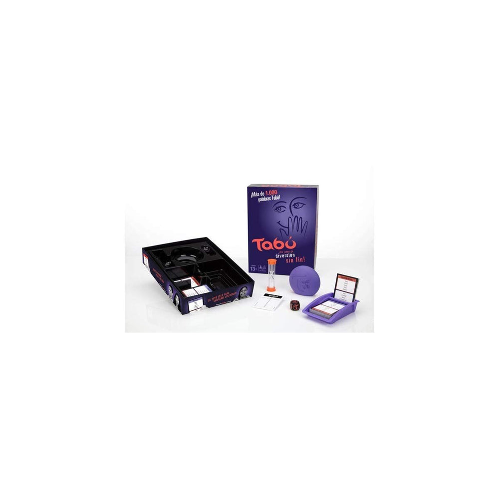 Hasbro Taboo Dice Game Spanish Version dice close-up highlights teamwork and challenge.