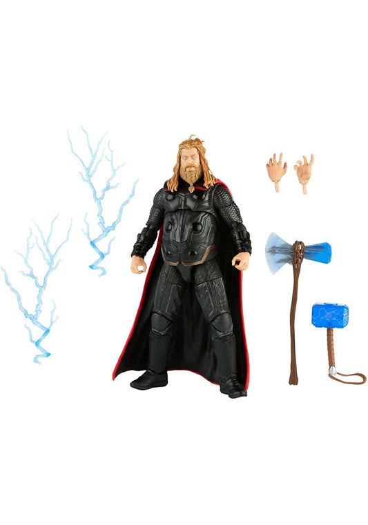 Hasbro Thor 6-inch figure front view highlighting premium articulation for display