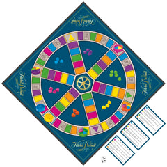 Hasbro Trivial Pursuit final question card hinting at the endgame moment.