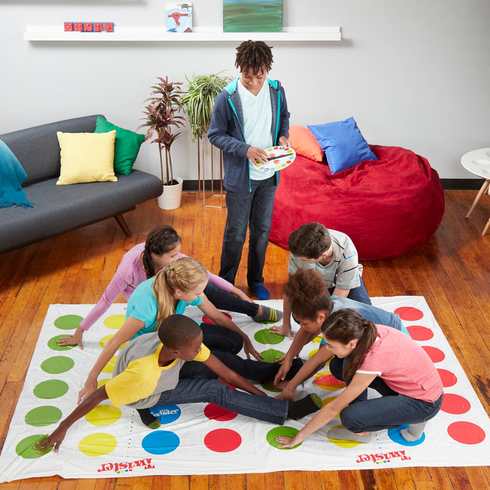 Hasbro Twister Ultimate portable set ready for parties and picnics.