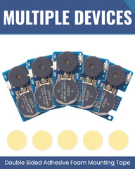 Hasviey device runs on a long-lasting battery for months of beeping