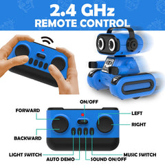 Hasviey robot dances to music for family fun