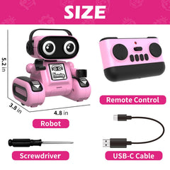 Hasviey pink robot toy packaging ready for gifting