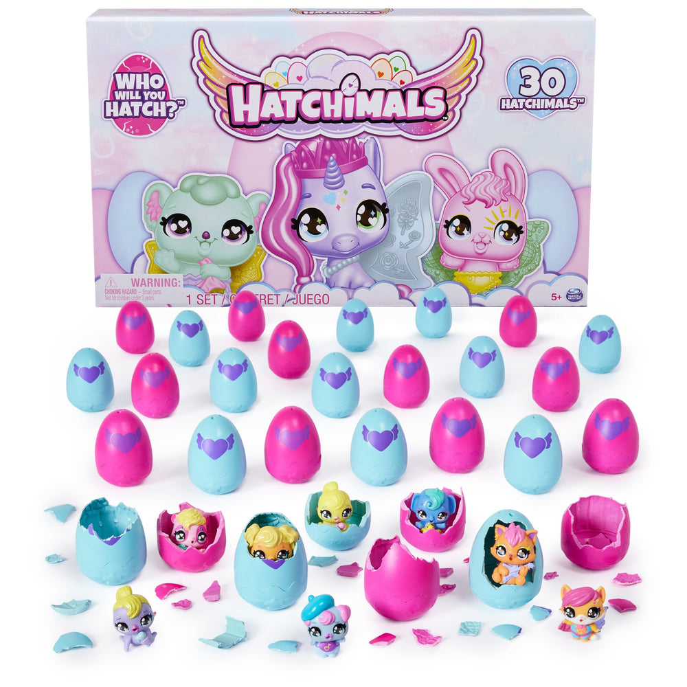 Hatchimals Alive 30-pack box view, ideal stocking stuffer