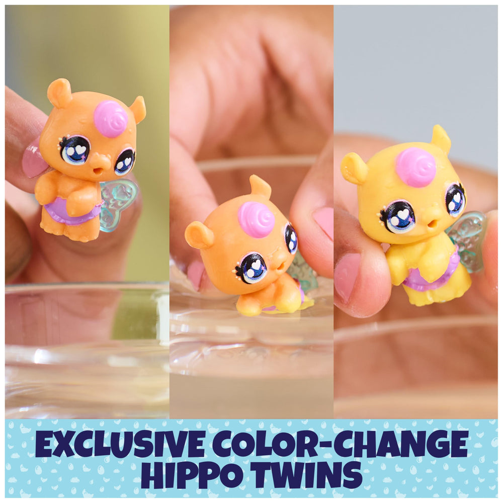 Color-change hatchlings from Hatchimals Alive after water temperature shift