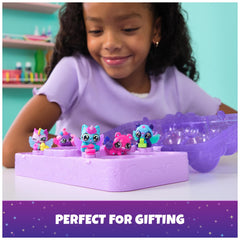 Hatchimals Alive Neon Rainbow Carton play setup for creative storytelling.